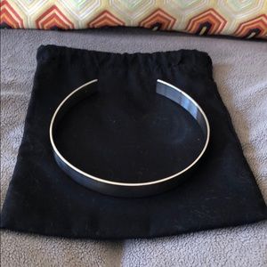 Jennifer Fischer silver plated choker